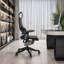 Fauteuil président ergonomique Mobili LUX, gris