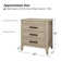 Giordana 28"W Transitional 3-Drawer Nightstand with  Hidden Pull-out Drawer and Built-In Power Outlet(Set of 2)