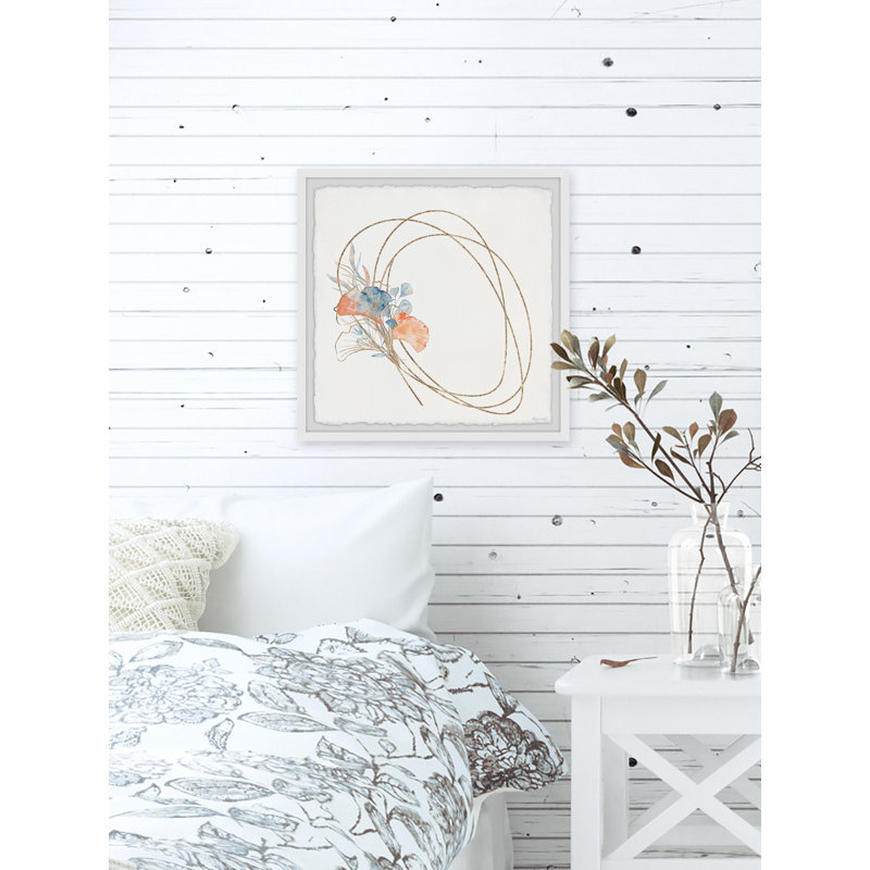 Underwater Plants - Single Picture Frame Painting, 30cm H x 30cm W x 3.81cm D