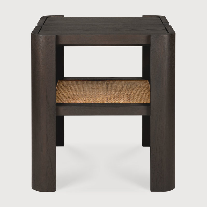 Panel Solid Wood End Table