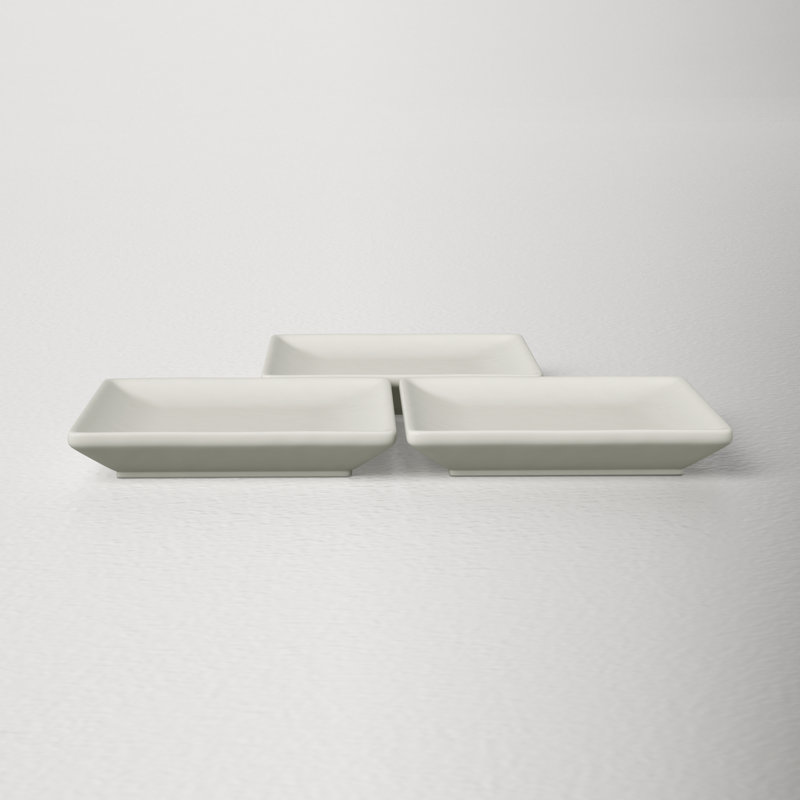 Borgen Square Condiment Server, Chalk
