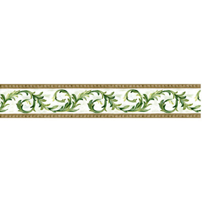 Misuraca Laurel Leaf Scroll Border