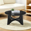Table basse ronde en bois Urian-1039712659