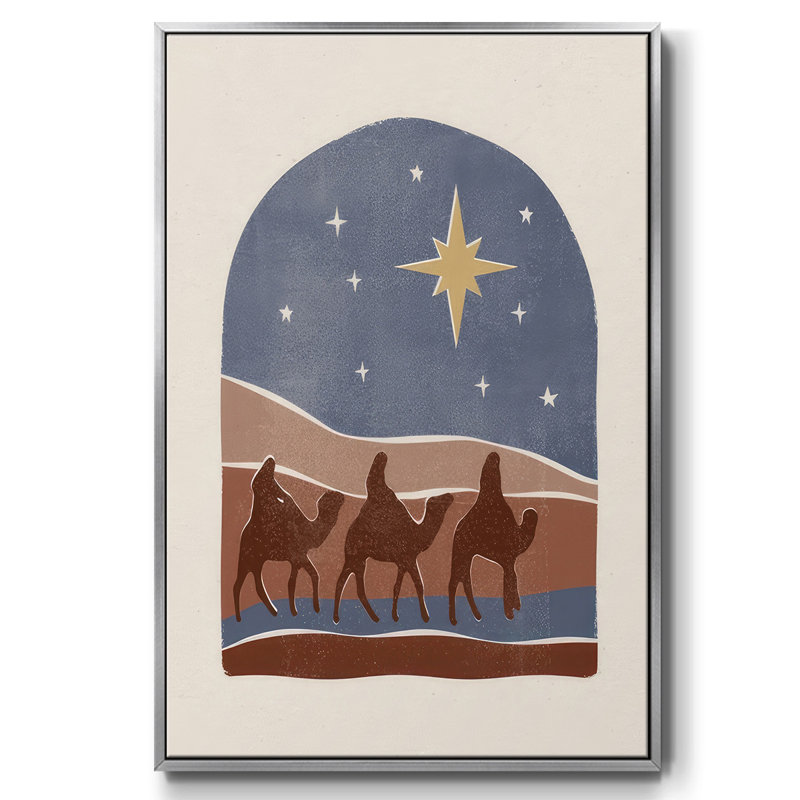 Boho Nativité II, H 25 po x l 17 po x P 1,5 po, Argent