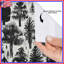Rideaux de douche Monochromes Forest Illustration-415681531