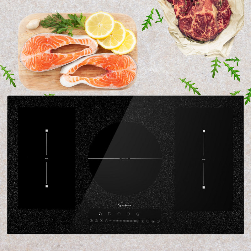Empava 36" Black Ceramic 5 Burner Induction Cooktop