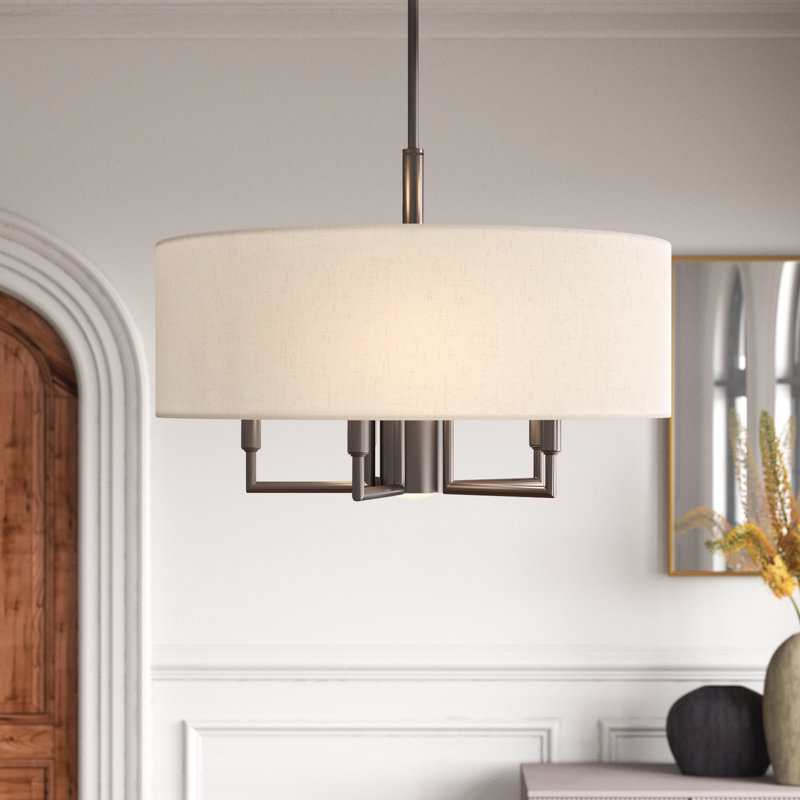 Flaire 6-Light Chandelier, English Bronze