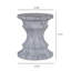 Outdoor End Table, Modern Small Round Side Table