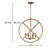 Haney 23" W Steel Globe Chandelier