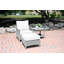Bella Wicker Teak Outdoor Lounge Chair-1037614403-1037255464