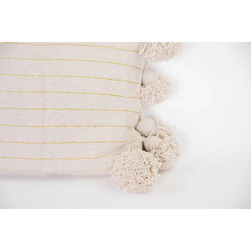 Housse de coussin Lina, Crème / doré
