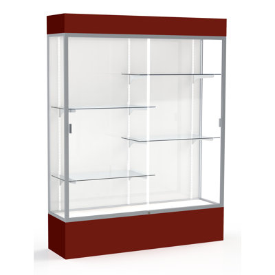 Spirit Series 80" H x 60" W Aluminum Display Case with Lighting 