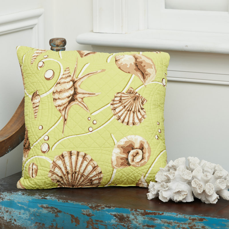 Calypso Shells Throw Pillow