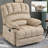 Large Manual Polyester Recliner Chair-1757003349