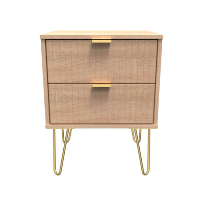 Beranda 45cm W Manufactured Wood Bedside Table
