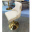 Infinity Upholstered Adjustable Stool with Metal Frame