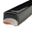 Nero Listelo 3/8 In. X 5-7/8 In. Ceramic Wall Trim