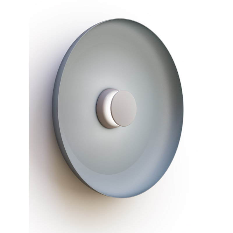 Totem Sconce Metal, 22" H x 22" W x 22" D, Gray