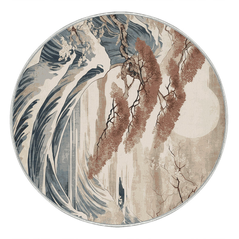 Petal Dew Rug, Round 4'