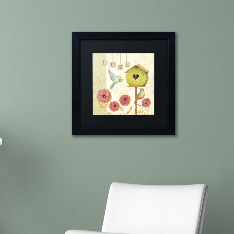 Dulani «Welcome Home II», reproduction d'art sur toile encadrée, H 11 po x l 11 po, Noir