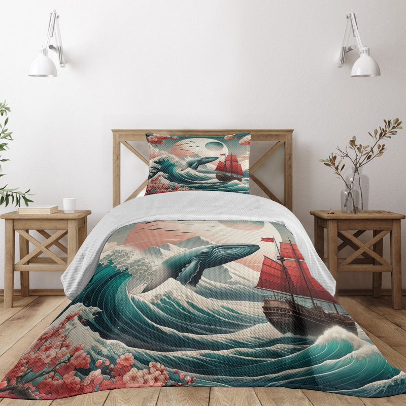 Polyester Coverlet, Twin Coverlet + 1 Standard Shams