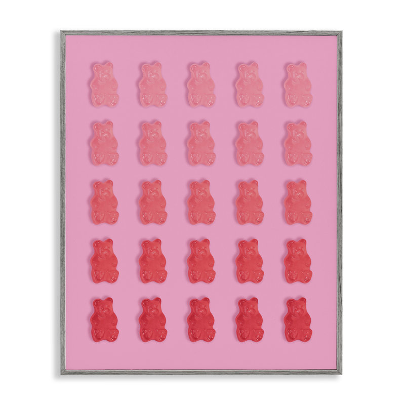 Giclée encadrée rose et rouge, design par Lish Creative, H 14 po x l 11 po, Estampe numérique Farmhouse