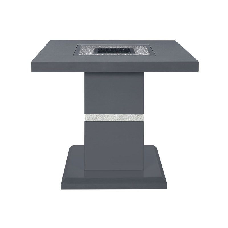 Table de bout ARIYA DARK GREY, Gris foncé