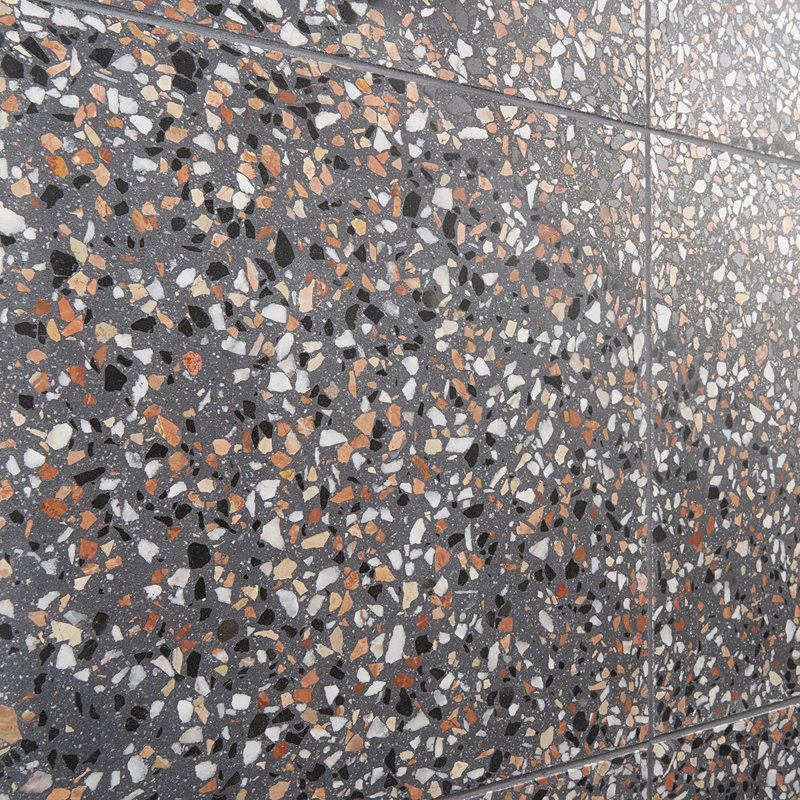 Durham 16.14 in. x 16.14 in. Polished Terrazzo Floor and Wall Tile (3.61 Sq. Ft. / Case), Paradiso