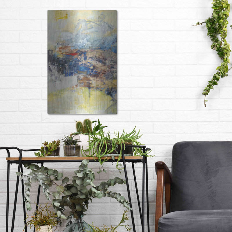 "Textured Triptych I" par Jodi Fuchs, H 16 po x l 12 po