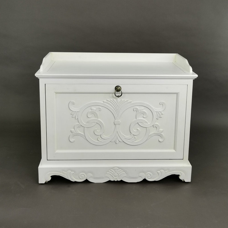 9 Pair Shoe Storage Bench, White