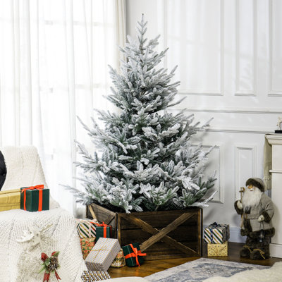 71,92 po Grand jeune arbre artificiel, 6 pieds, 795 branches, auto-déployer, ignifuge 17,24 lb arbuste, déployer, support