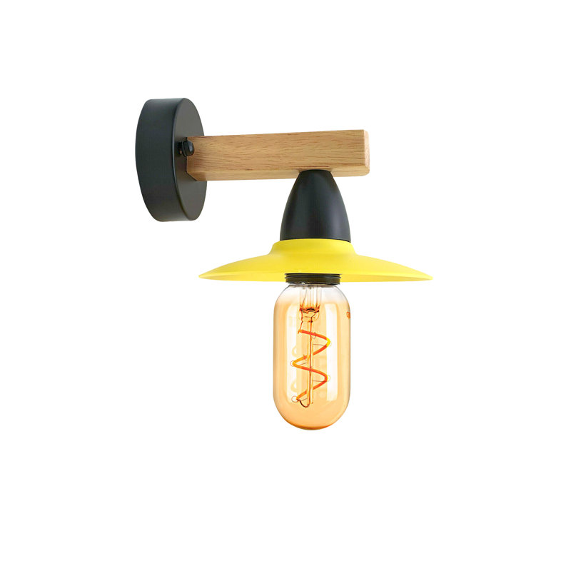 Doegolia Armed Sconce, Yes, Yellow