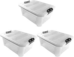 Rebrilliant Plastic Decorative Bin, 21.5cm H x 36.5cm W x 48.5cm D