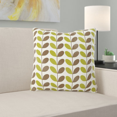 Coussin décoratif à feuilles