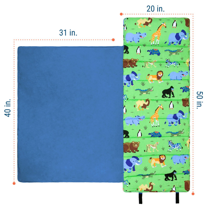 Tapis de sieste pour enfant Wildkin, Animaux sauvages