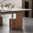 Simple and luxurious rectangular dining table set-106011402