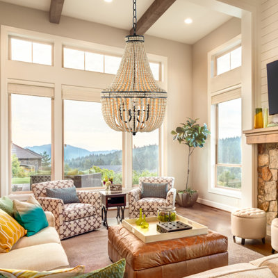 3 - Light Dimmable Empire Chandelier