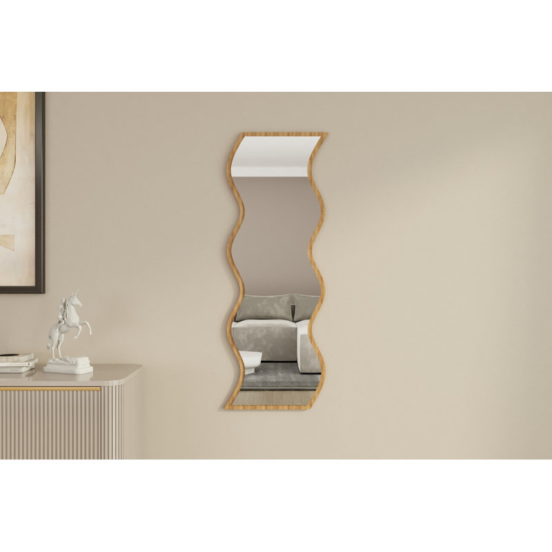 Bisou Novelty Wall Mirror, Gold