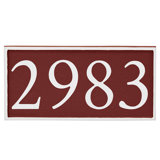 Serif 1-Line Wall Address Plaque