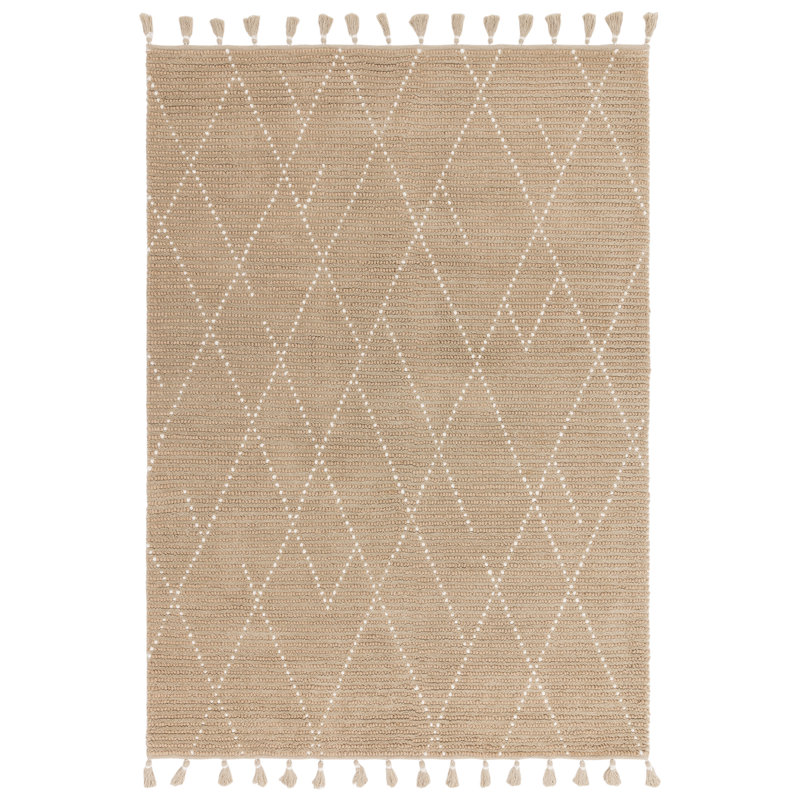 Cresthaven Moroccan Hand Woven Area Rug, Rectangle 160 x 230cm