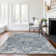 Premium Machine Washable Barayon AMF93 Blue Rug