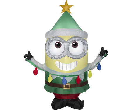 Gemmy Christmas Airblown Dave as Elf