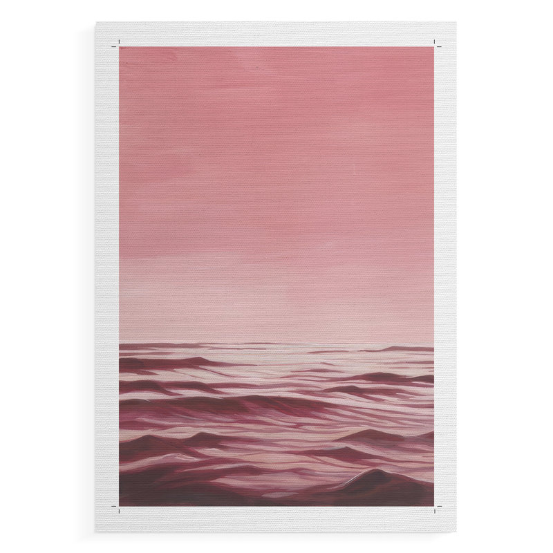 Playa Rosa I - Impression sur toile seulement - NON-CADRE