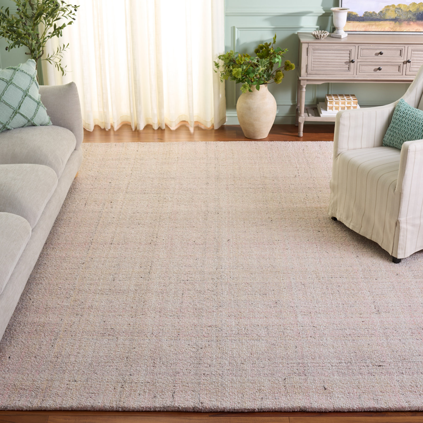 Hand-Tufted Abstract Rug, Rectangle 8' x 10'