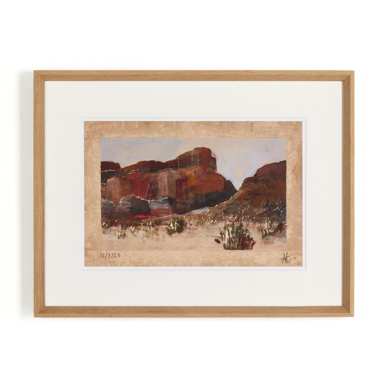 Desert I Painting by Aileen Fitzgerald