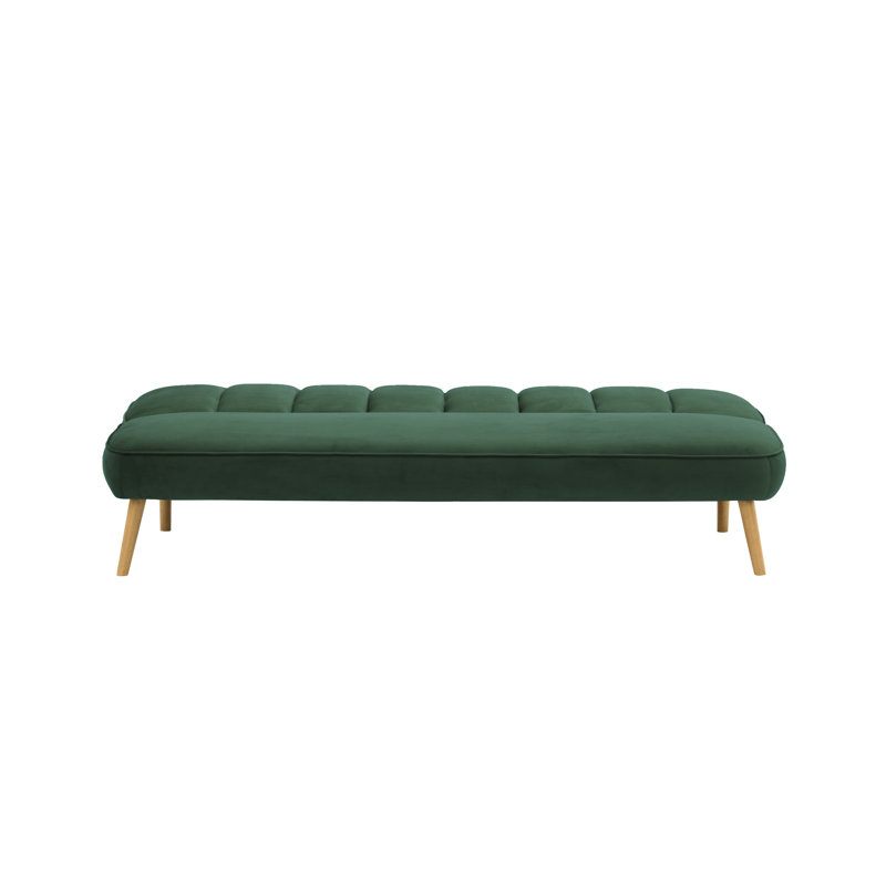 Keiper 2 Seater Sofa Bed, Like Oak, Green