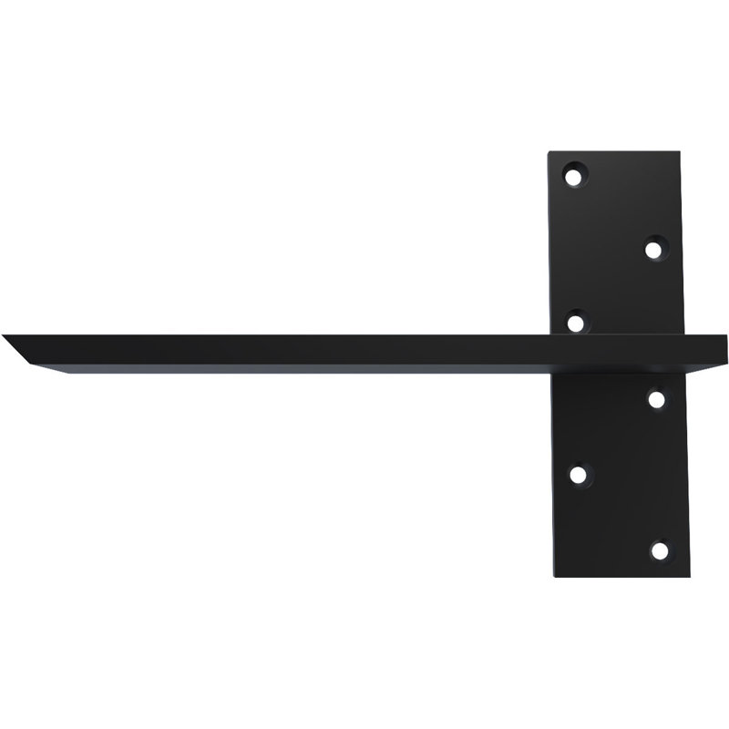 Fixation murale flottante en acier robuste, H 12 po x l 8 po x P 2,5 po