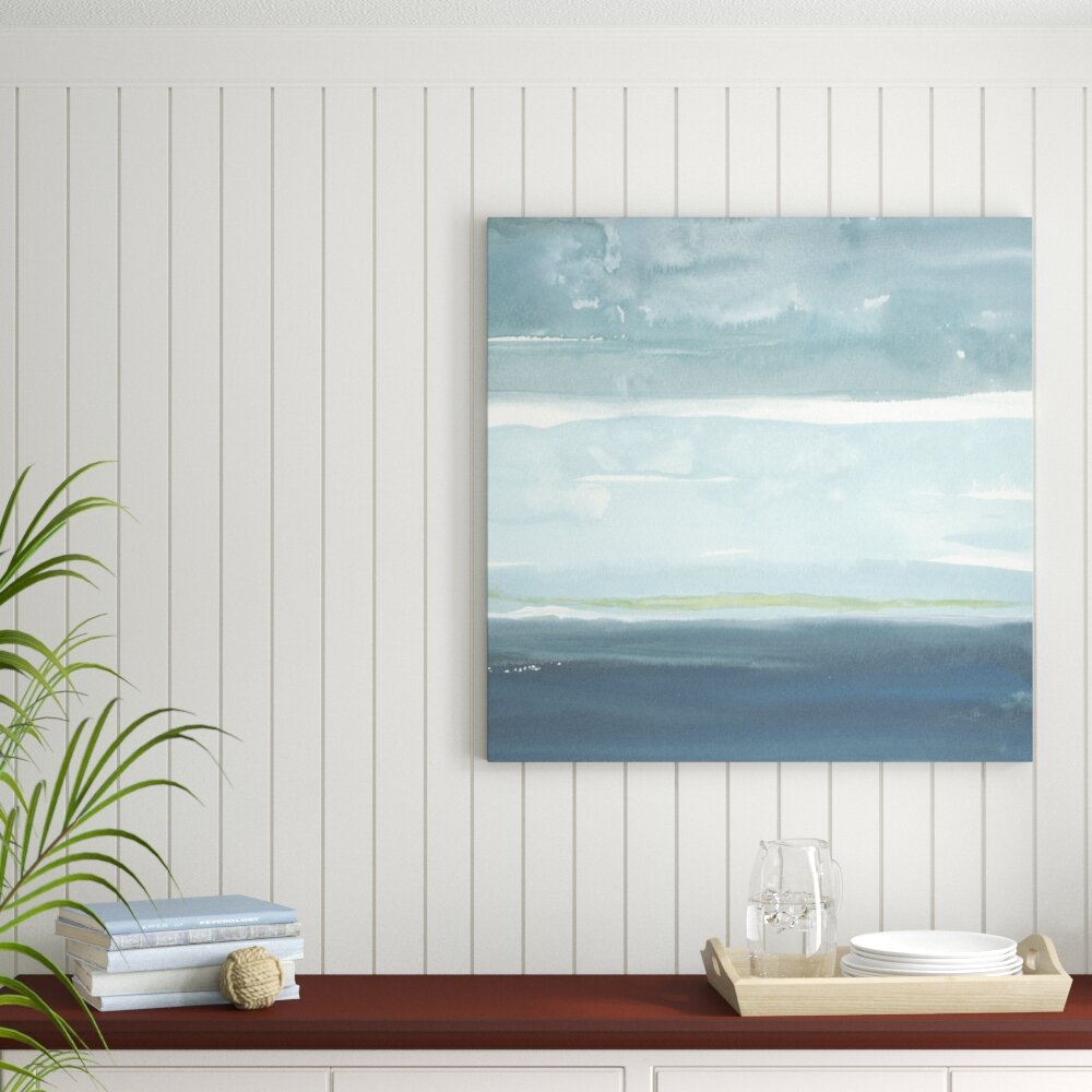 Leinwandbild Teal Horizon II von Rob Delamater