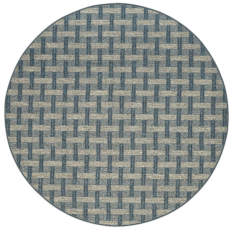 Tapis d'intérieur / extérieur Dareus, Rond 3 pi