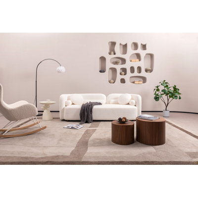 Modern Sofa Couch Boucle Upholstered Cloud Couch